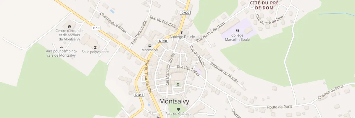Plan du 3 Rue Saint Sylvestre à Montsalvy