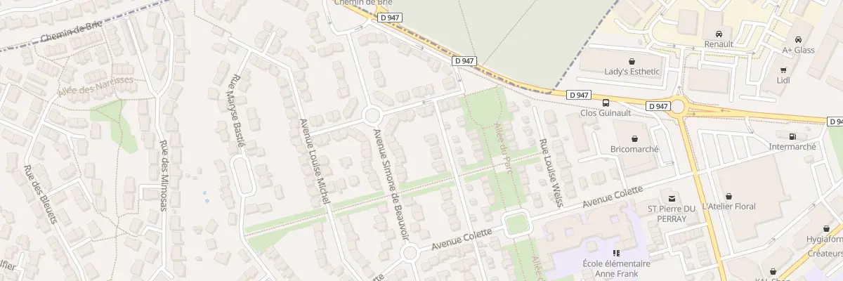 Plan du 45 Rue Louise de Vilmorin à Saint-Pierre-du-Perray