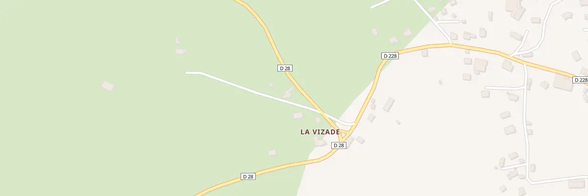 Plan du 4 La Vizade à Ladinhac