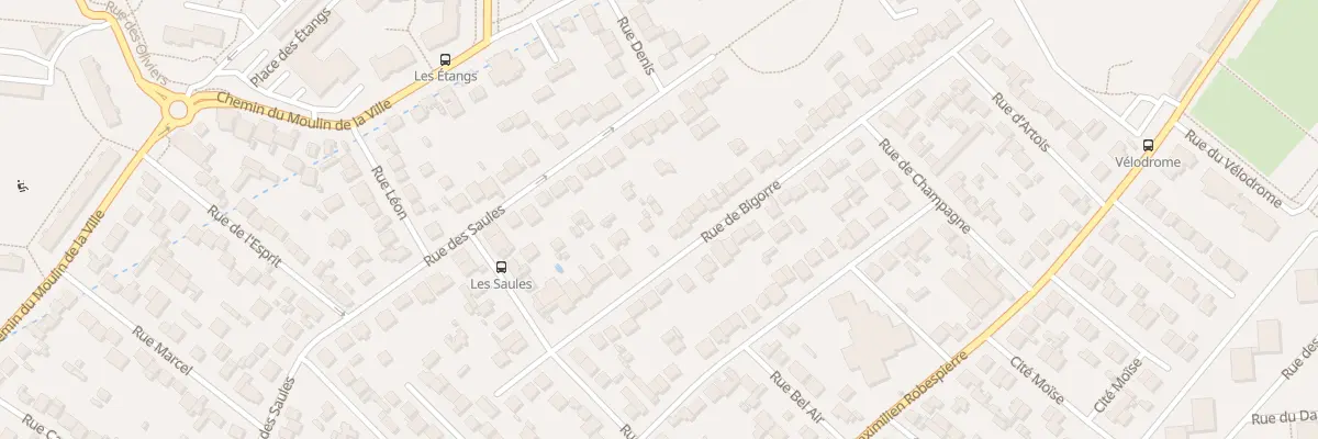 Plan du 21 Rue de Bigorre à Aulnay-sous-Bois