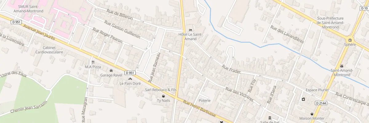 Plan du 65 Rue des Victoires à Saint-Amand-Montrond