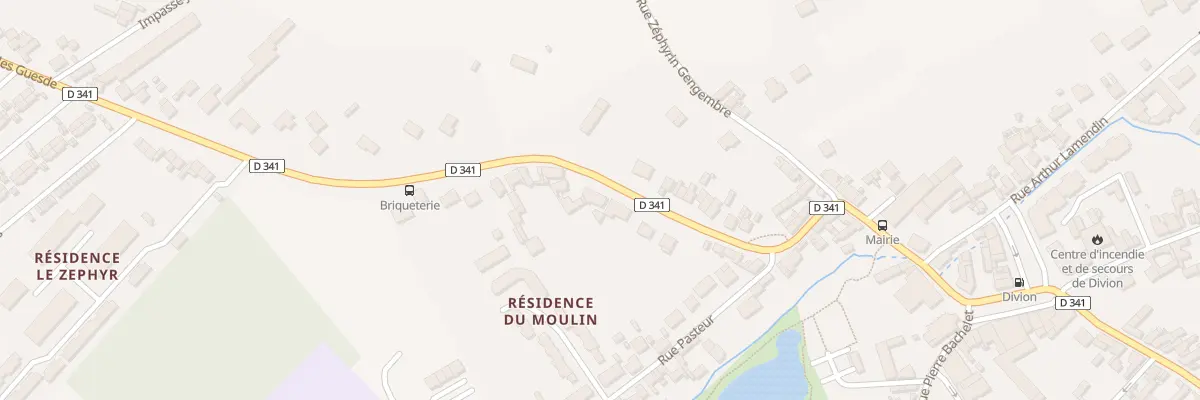 Plan du 11 Rue Jules Guesde à Divion