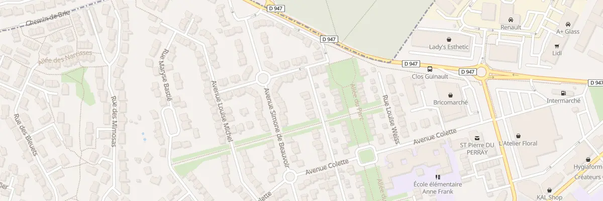 Plan du 43 Rue Louise de Vilmorin à Saint-Pierre-du-Perray