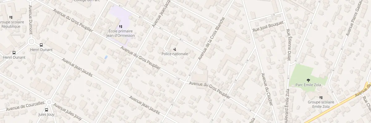 Plan du 40 Av de la Croix Blanche à Aulnay-sous-Bois
