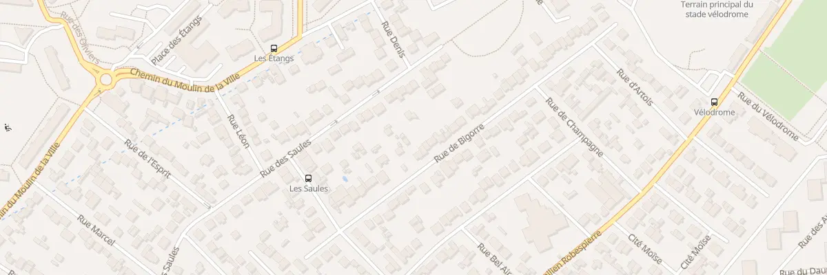 Plan du 23 Rue de Bigorre à Aulnay-sous-Bois