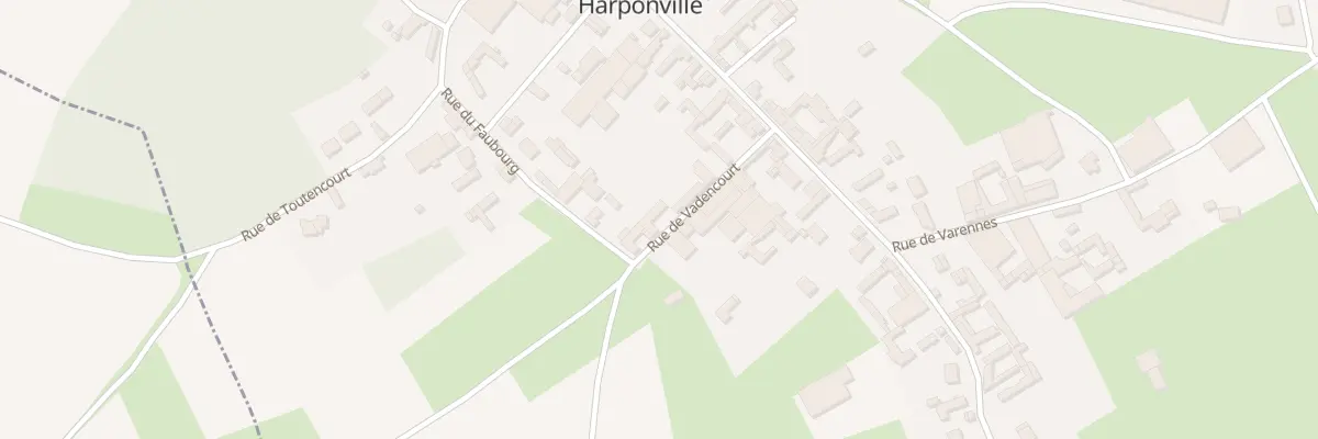 Plan du 4 Rue de Vadencourt à Harponville