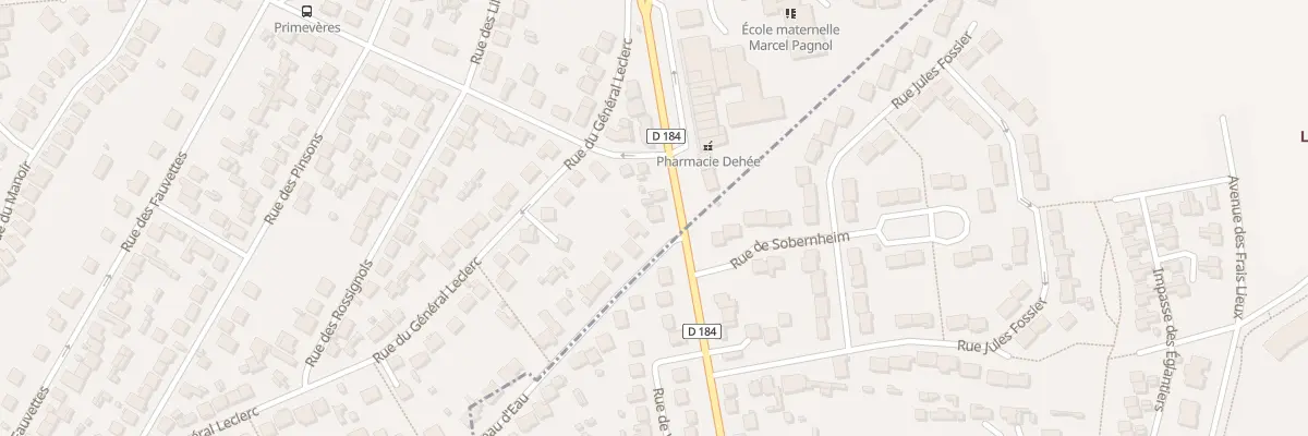Plan du 54 Rte de Marly à Puiseux-en-France