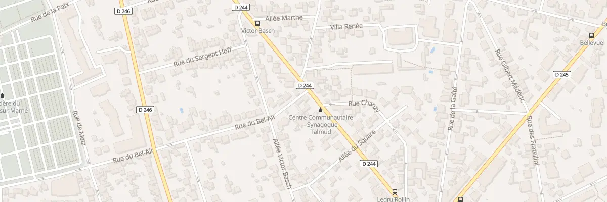 Plan du 1 Rue du Bel-Air au Perreux-sur-Marne