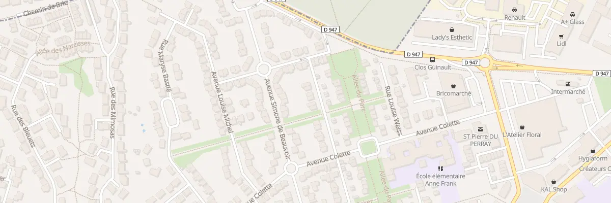 Plan du 39 Rue Louise de Vilmorin à Saint-Pierre-du-Perray