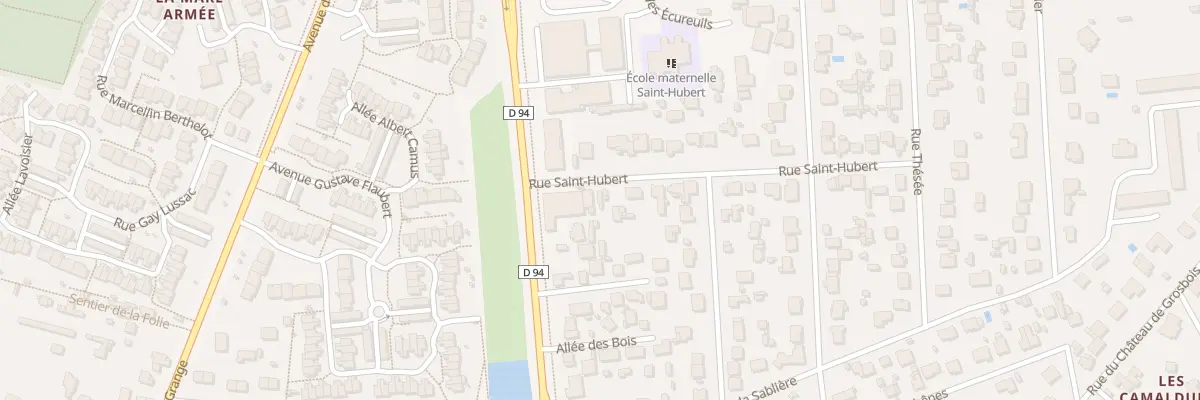 Plan du 6 Rue Saint Hubert à Yerres