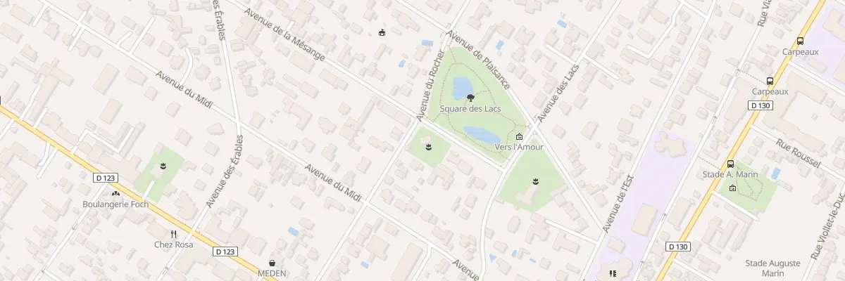 Plan du 20 Av de la Mésange à Saint-Maur-des-Fossés