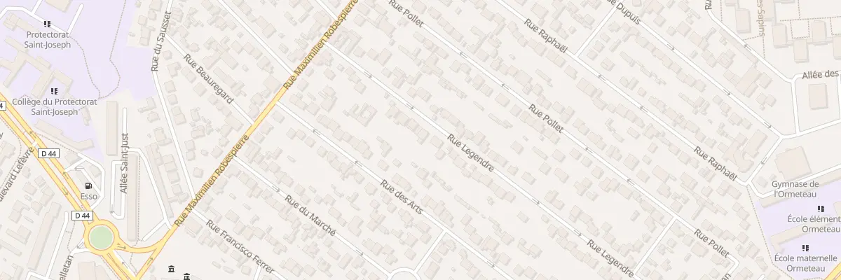 Plan du 26 Rue Legendre à Aulnay-sous-Bois