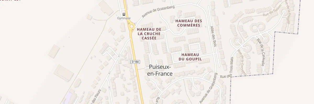 Plan du 21 Hameau de la Cruche Cassée à Puiseux-en-France