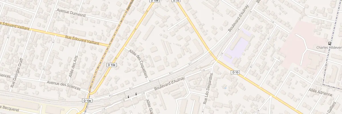 Plan du 41 Bd d’Aulnay à Villemomble