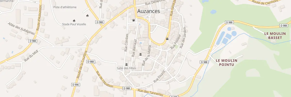 Plan du 15 Rue de la Mairie à Auzances