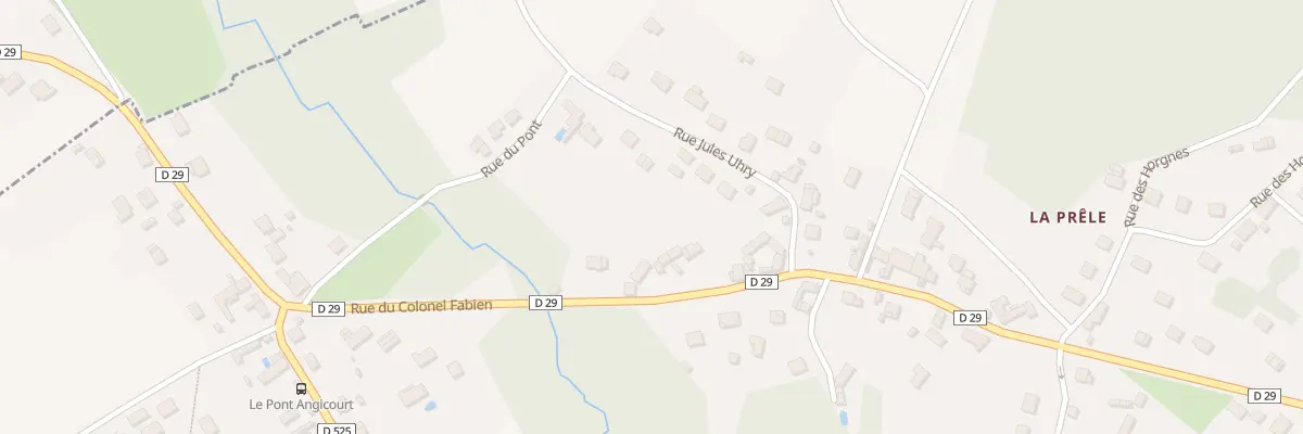 Plan du 15 Rue Jules Uhry à Angicourt