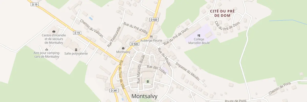 Plan du 3 Pl de la Fin du Monde à Montsalvy