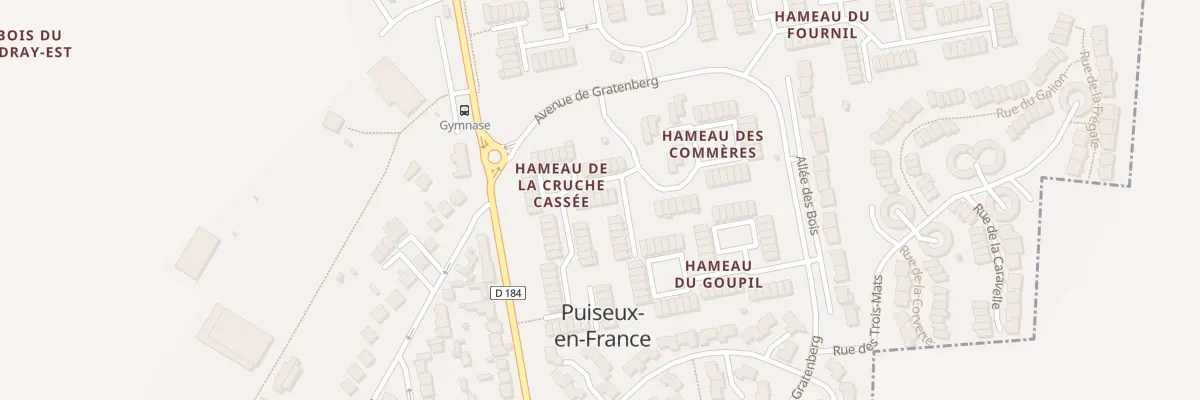 Plan du 5 Hameau de la Cruche Cassée à Puiseux-en-France