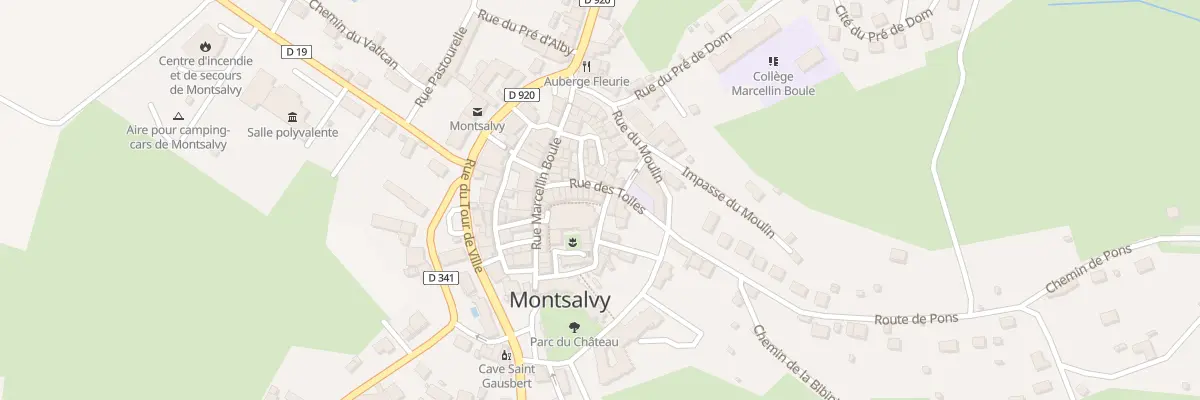 Plan du 1 Rue du Tour de l’Eglise à Montsalvy