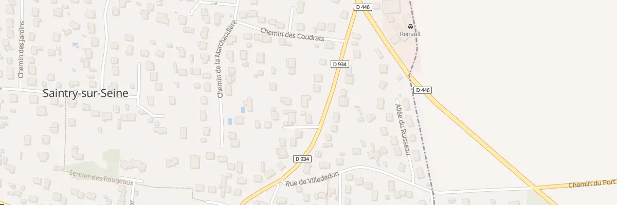 Plan du 99 Rue du Général Leclerc à Saintry-sur-Seine
