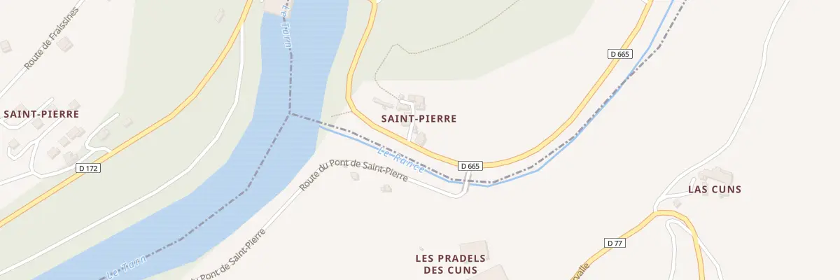 Plan du 5061A Saint Pierre à La Bastide-Solages
