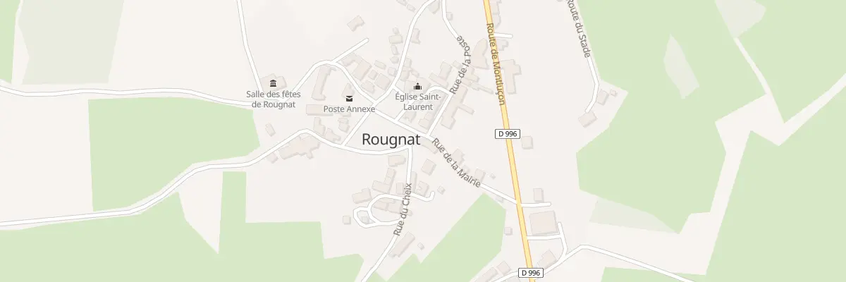 Plan du 1 Rue du Cheix à Rougnat