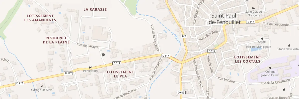 Plan du 12 Av Gen de Gaulle à Saint-Paul-de-Fenouillet