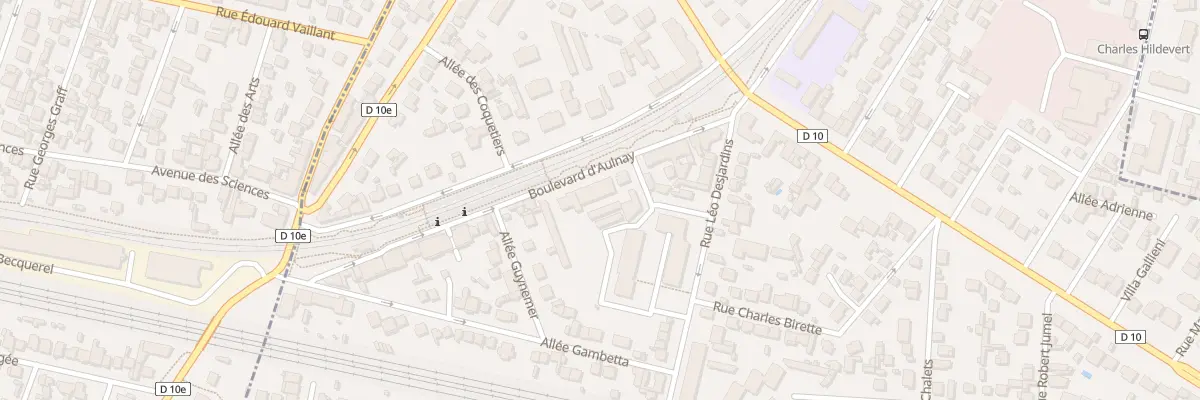 Plan du 28 Bd d’Aulnay à Villemomble