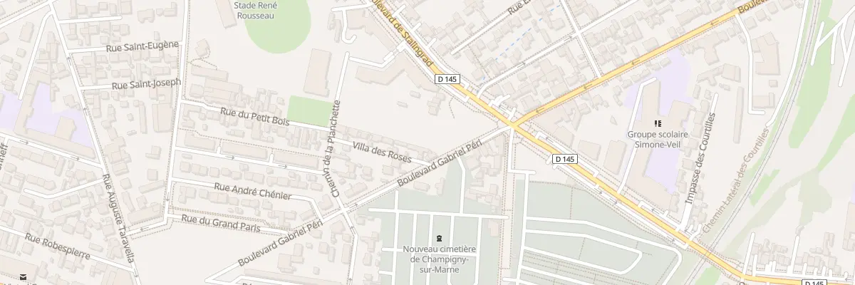 Plan du 86 Bd Gabriel Péri à Champigny-sur-Marne