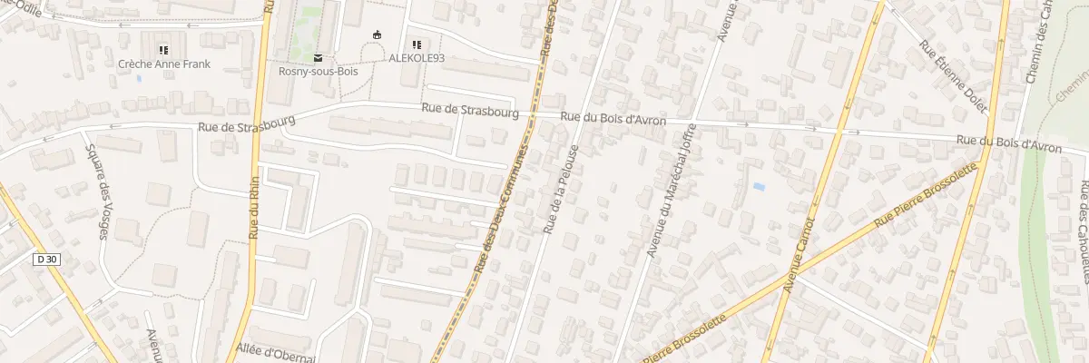 Plan du 25B Rue de la Pelouse à Neuilly-Plaisance
