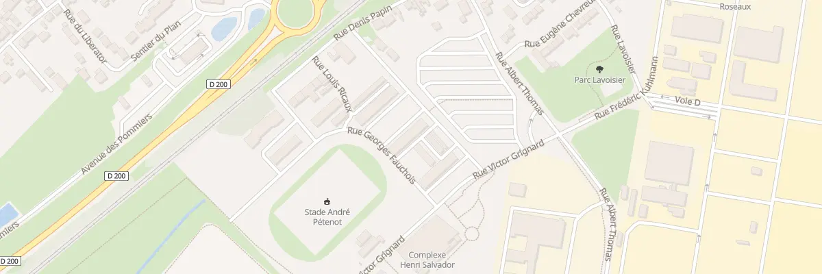 Plan du 8 Rue Paul Sabatier à Villers-Saint-Paul