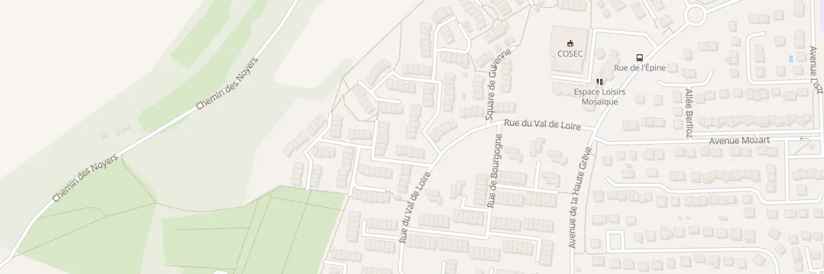 Plan du 1 Rue de l’Ile de France à Fosses