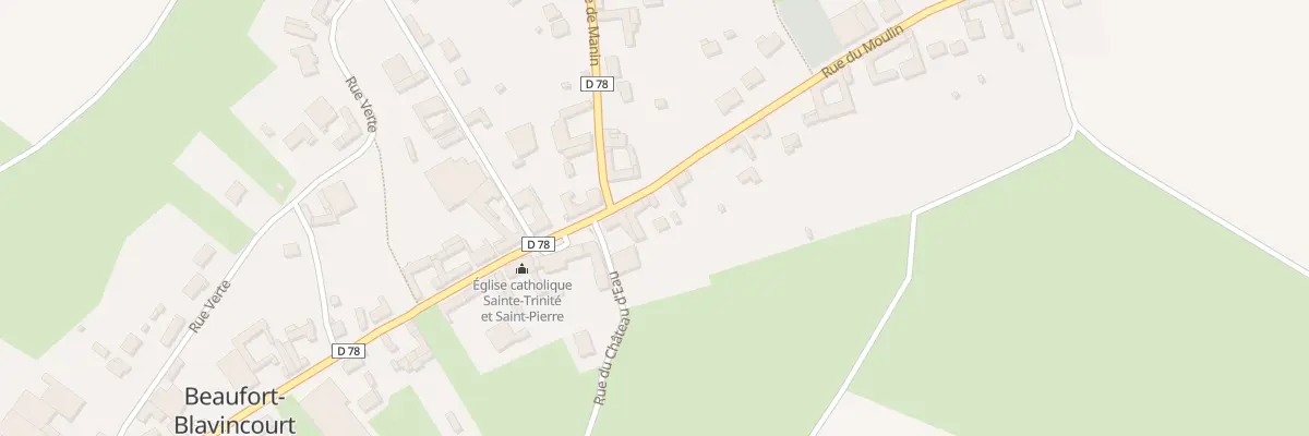 Plan du 26 Rue du Moulin à Beaufort-Blavincourt