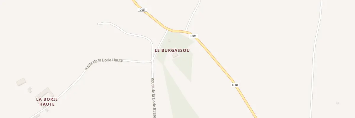Plan du 5231 Le Burgassou à Manhac