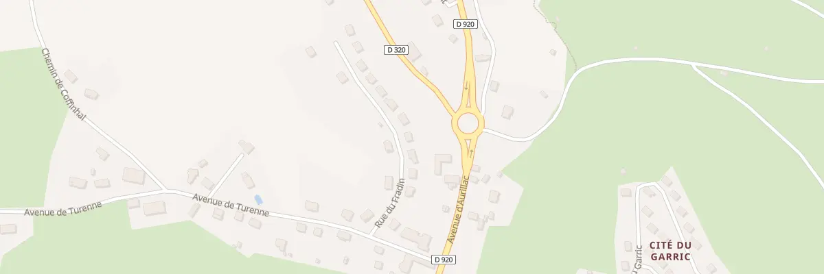 Plan du 8 Rue du Fradin à Montsalvy