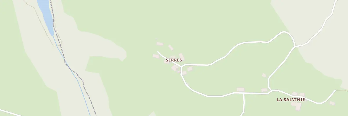 Plan du 2 Serres à Vebret