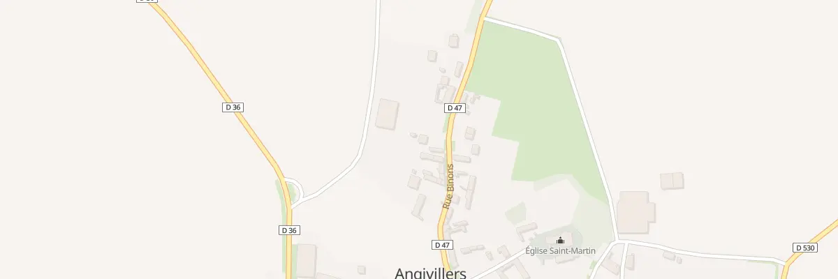 Plan du 161 Rue Binons à Angivillers
