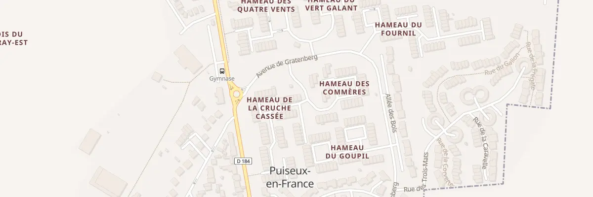 Plan du 4 Hameau de la Cruche Cassée à Puiseux-en-France