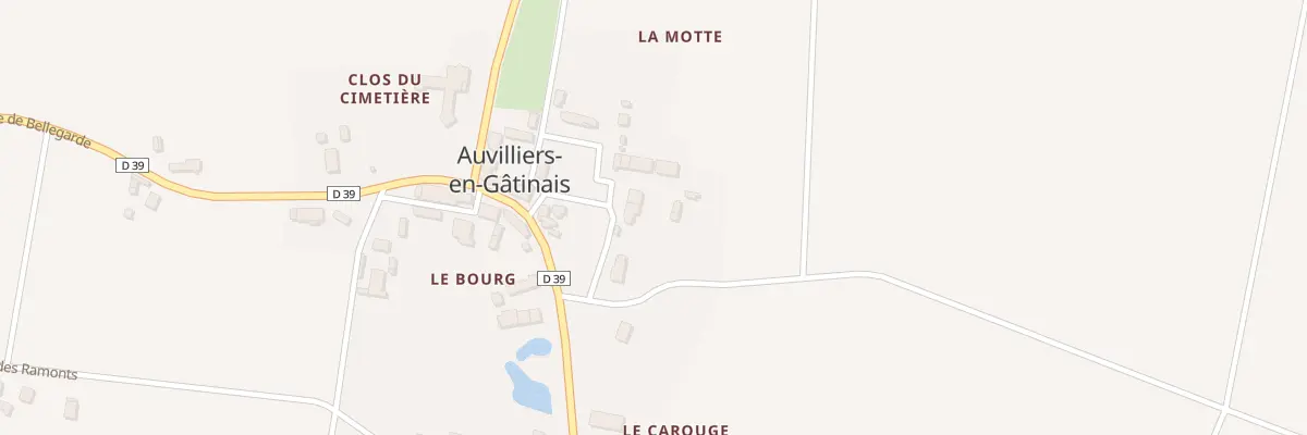 Plan du 23 Pl Maurice Trimouille à Auvilliers-en-Gâtinais