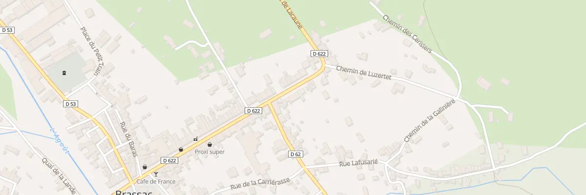 Plan du 60 All du Château à Brassac