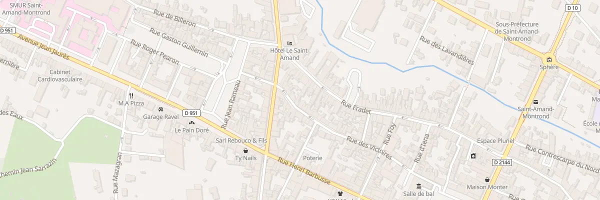 Plan du 82 Rue des Victoires à Saint-Amand-Montrond