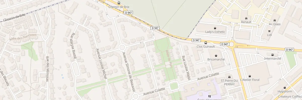 Plan du 58 Rue Louise de Vilmorin à Saint-Pierre-du-Perray