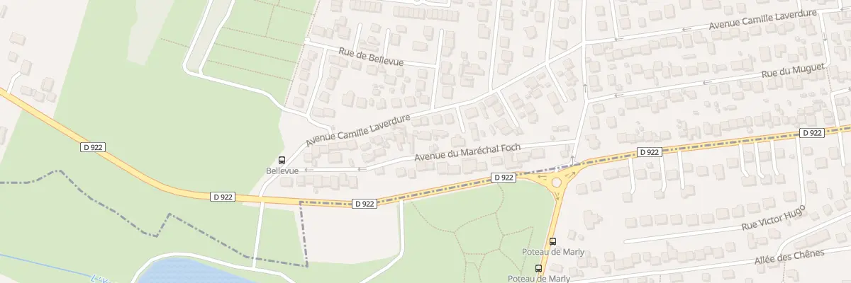 Plan du 16 Rue du Marechal Foch à Fosses