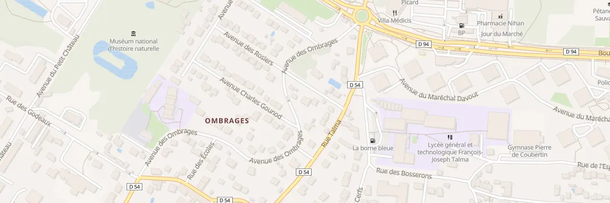Plan du 5 Av des Rosiers à Brunoy