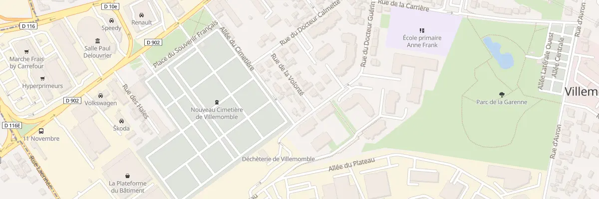 Plan du 7 Rue de la Volonté à Villemomble
