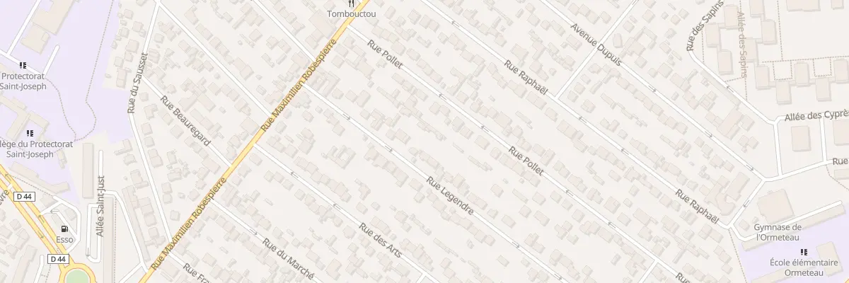Plan du 27 Rue Legendre à Aulnay-sous-Bois