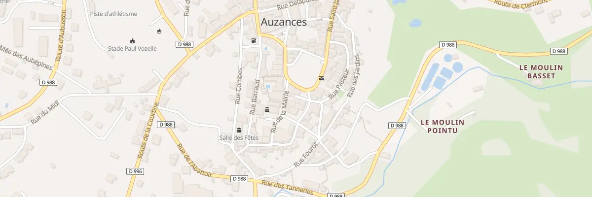Plan du 7 Pl de la Republique à Auzances