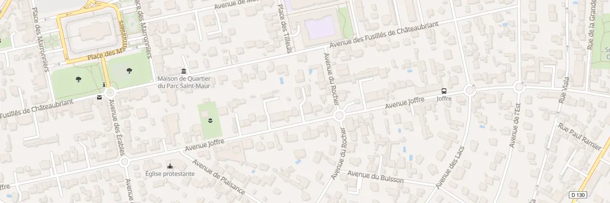 Plan du 55 Av Joffre à Saint-Maur-des-Fossés