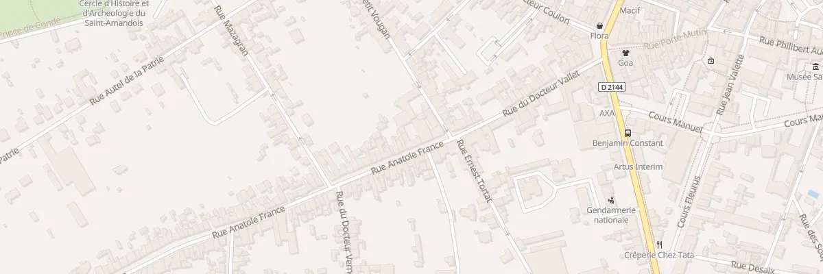 Plan du 8 Rue Anatole France à Saint-Amand-Montrond