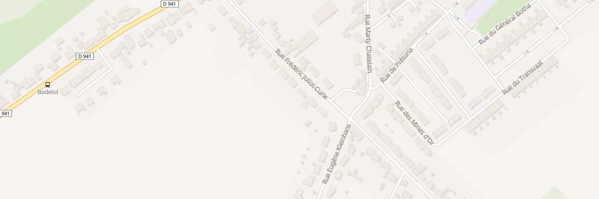 Plan du 28 Rue Frederic Joliot Curie à Divion